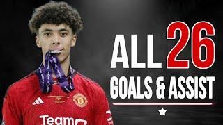 Ethan Wheatley  ALL 26 GOALS & ASSIST FOR MANCHESTER UNITED 202324 