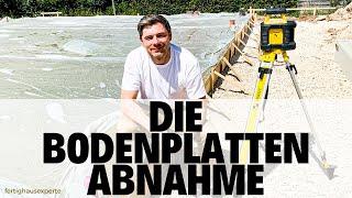 EURE BODENPLATTEN-ABNAHME. 4 Supertipps vom Bodenplattenexperten