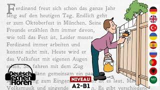 #764 Deutsch lernen mit Geschichten  Deutsch lernen durch Hören - A2-B1 - zum Hören und Lesen