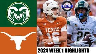 #4 Texas vs Colorado State  Full Game Highlights  2024 College Football Highlights