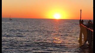 Relaxing Sunset Video in Redondo Beach CA USA Best Travel Destination