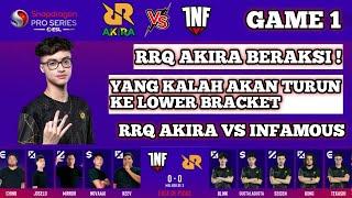 RRQ AKIRA VS INFAMOUS GAMING GAME 1 ESL SNAPDRAGON PRO SERIES MLBB - RRQ CABANG BRAZIL BERAKSI