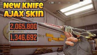 The New ajax skin & knife  Arena breakout S5