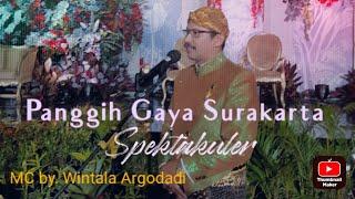 Panggih Gaya Surakarta Spektakuler MC by. Wintala Argodadi