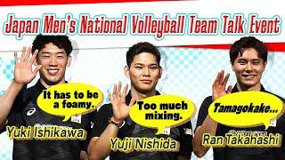 Yuki Ishikawa Yuji Nishida Ran Takahashi Japan Men’s National Volleyball Team Talk Event