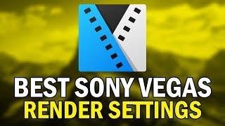 Best Sony Vegas Pro Render Settings 1080p 60fps Best Sony Vegas Pro Render Settings YouTube 2019