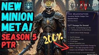 NERFED or BUFFED? Season 5 State of the Minion Necromancer Diablo 4 S5 PTR