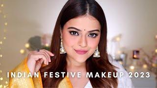 Indian Festive Makeup Tutorial 2023 - Under ₹1000 For Beginners