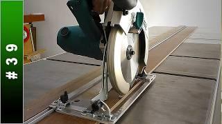 🟢 Homemade Track Saw - DIY Guide Rail for Circular Saw