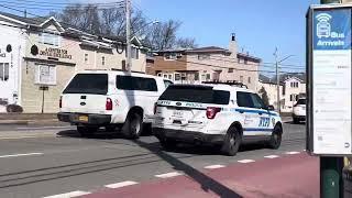NYPD ford Explorer 122 passing through