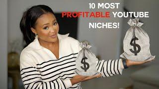 The 10 most PROFITABLE YOUTUBE NICHES in 2023