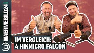 4 Hikmicro Falcon Wärmebild-Handgeräte im Vergleich 