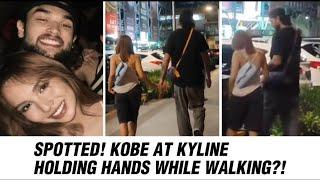 SPOTTED KOBE PARAS  AT KYLINE ALCANTARA HOLDING HANDS WHILE WALKING?