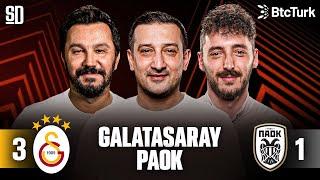 LİGDE DE AVRUPADA DA ÖNÜ AÇIK  Galatasaray 3-1 PAOK Yunus Akgün Osimhen Icardi Okan Buruk