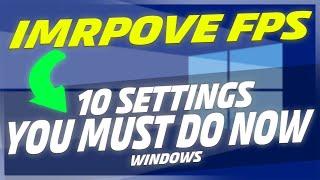 10 windows settings you must do now optimize your windows for gaming 