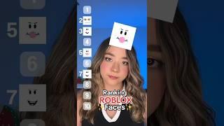 Ranking “POPULAR” Roblox FACES