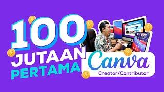 PASSIVE INCOME‼️ First 100 Million from Canva CreatorContributor‼️‍