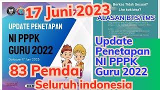 Progres Penetapan NIPPPK Guru 83 Pemda dan Alasan Berkas Tidak Sesuai Tidak Memenuhi Syarat