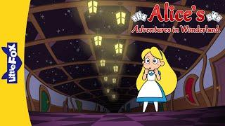 Alices Adventure Ch. 1-8 The Pool of Tears White Rabbits House Alice in Wonderland  Little Fox