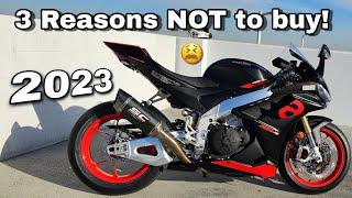 3 Reasons youd REGRET buying a 2023 Aprilia RSV4 1100 