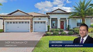 ChampionsGate Estates - GOLF FRONT HOME w LUXURY POOL - 1429 Mickelson Ct Davenport FL 33896