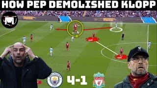 Tactical Analysis  Manchester City 4-1 Liverpool  The Pep Klopp Rivalry continues 