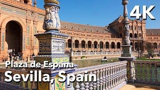 Plaza de Espana Sevilla Spain  2020 4K