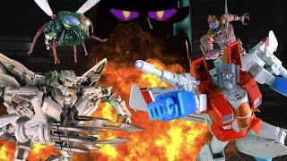 Starscream VS Starscream VS Waspinator  The End of Transformers  Stop Motion Animation Finale