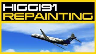 Timelapse Repainting - Airtours MD-81 CLS