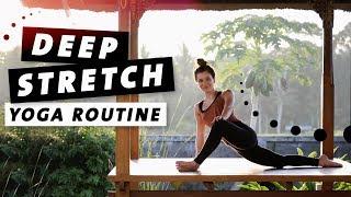 Yoga Deep Stretch Routine  Den ganzen Körper dehnen  Entspannung & Beweglichkeit