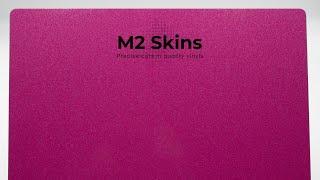M2Skins Samsung Galaxy Book3 Series Advanced Top Lid Skin Installation