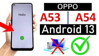 OPPO A53 A54 - FRP Unlock ANDROID 13 100% Working - No Need Computer