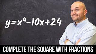 Solving a quadratic by completing the square