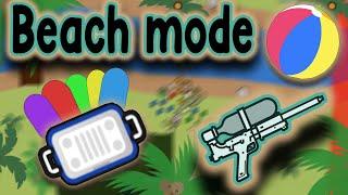 New Beach Mode update Water Gun OP? Pro gameplay  surviv.io