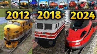 Evolution of AndroidIOS Train Simulator Games