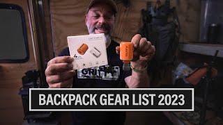 BACKPACK GEAR LIST 2023  THRIVE IN THE BACKCOUNTRY ️ EP. 815