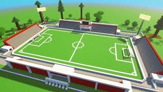 Minecraft Football Stadium Tutorial - How to Build a Football Stadium in Minecraft 1.20