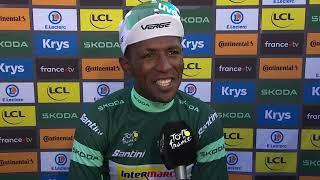 Tour de France 2024 - Biniam Girmay  This green jersey... I just had to survive until the finish