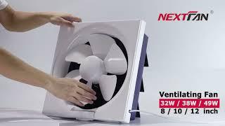 8 inch 10 inch 12 inch square exhaust fan