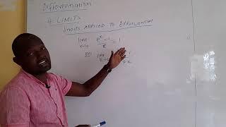 CALCULUSDifferentiation LIMITS-LIMITS APPLIED TO EXPONENTIALS