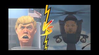 Skibidi Trump VS Kim Jong Un Toilet