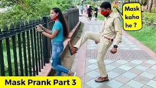 Mask Challan Prank Part 3  Bhasad News  Prank video