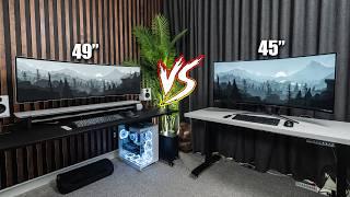 WOLED vs QD-OLED  45 LG Ultragear OLED vs 49 Samsung Odyssey OLED G9