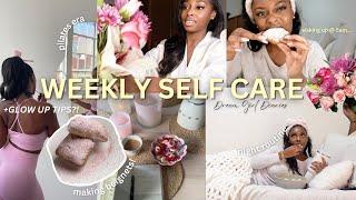 WEEKLY VLOG self care waking up @ 5am living alone cook wme *GLOW UP guide Dream Girl Diaries