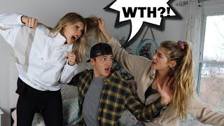 getting in a FIGHT PRANK on sisters fiancé *Jatie Vlogs*