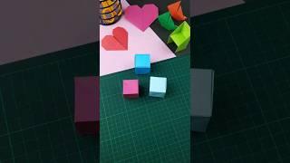 How To Make Origami Cube  Paper Cube Making Easy Instructions # #craft #papercraft #origami