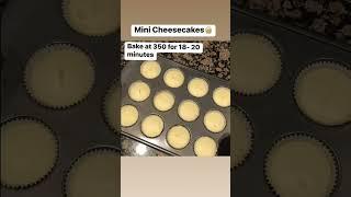 Mini Cheesecakes #shorts #food #foodporn #foodie #foodblogger #fyp