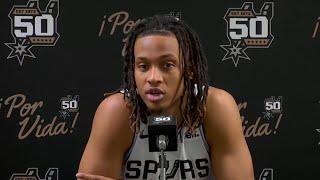 Romeo Langford on Playing Against Celtics For First Time  Spurs Postgame Interview