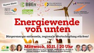 Europe Calling “Energiewende von unten – Bürgerenergie entfesseln regionale Wertschöpfung stärken”