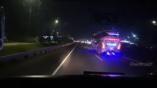 DI OYAK MALAH KABUR . BANTER JUGA BUS ROSALIA INDAH INI  PO. HARYANTO SAMPE KEWALAHAN di TOL